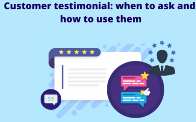 Customer testimonial: when to ask and how to use them