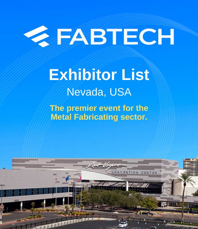 FABTECH Exhibitor List