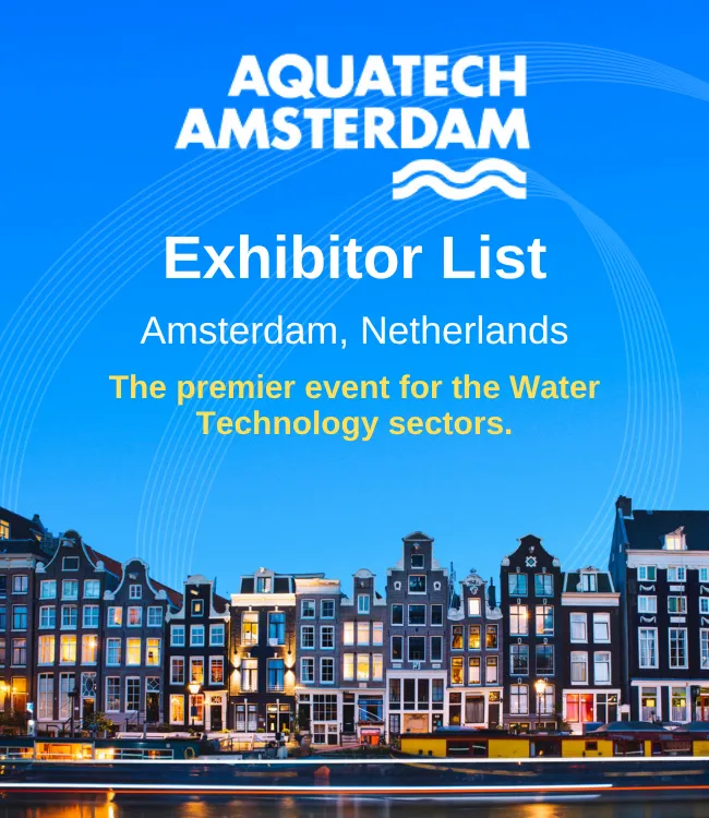 Aquatech Amsterdam Exhibitor List