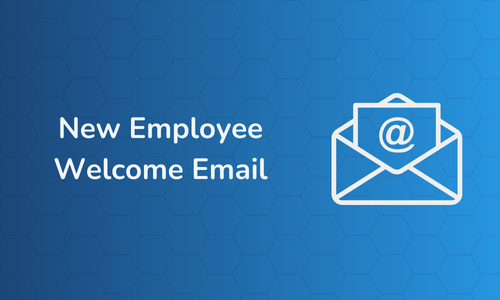 New Employee Welcome Email