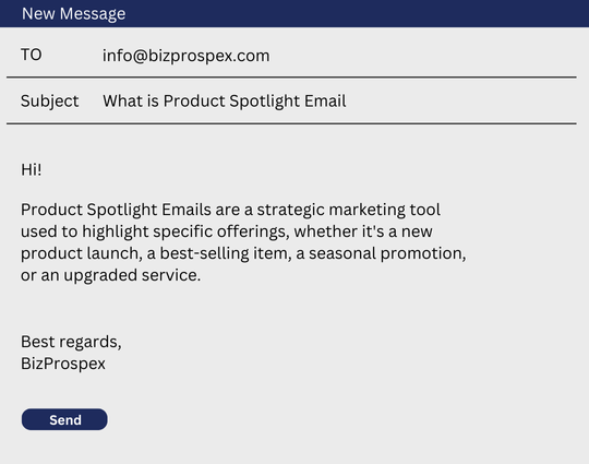 What is Product Spotlight Email