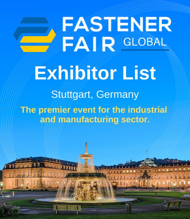 Fastener Fair Global Exhibitor List