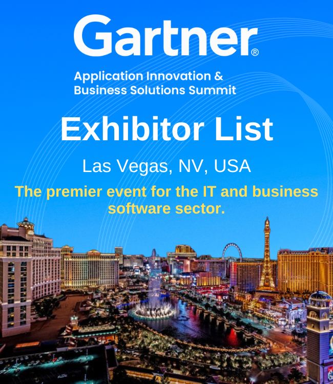 Gartner Application Innovations & Business Summit Exhibitor List