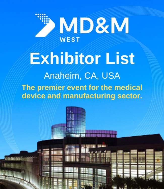 MD&M West Show Exhibitor List