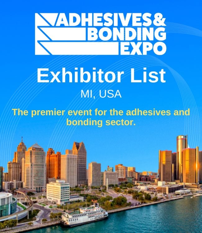 Adhesives And Bonding Expo Exhibitor List