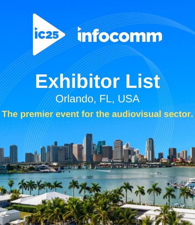 InfoComm Exhibitor List