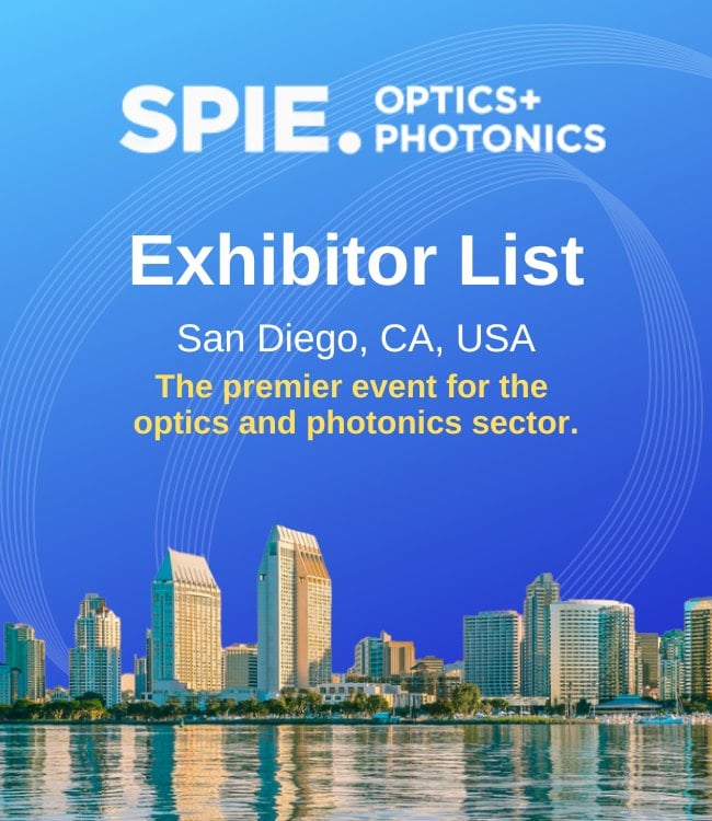 SPIE. Optics + Photonics Exhibitor List