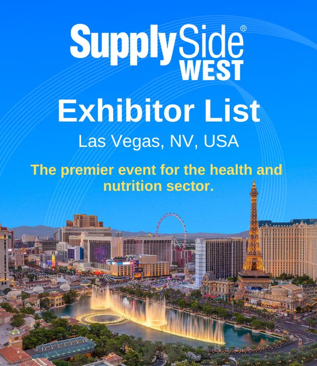 SupplySide West Exhibitor List