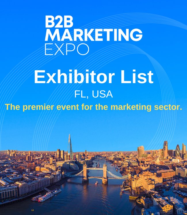 B2B Marketing Expo Exhibitor List