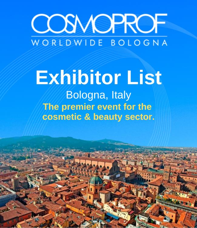 Cosmoprof Bologna Exhibitor List