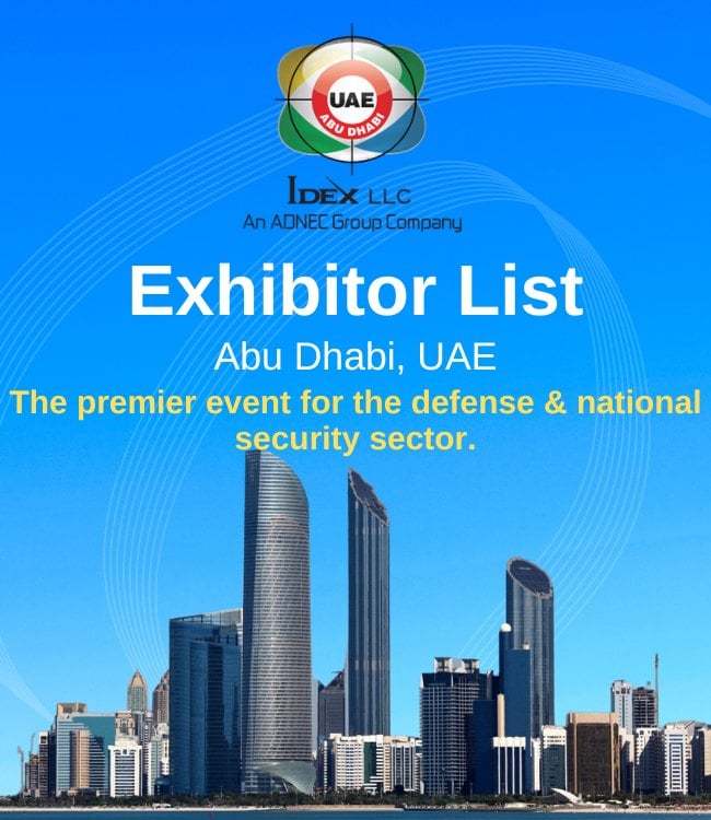 IDEX Abu Dhabi Exhibitor List