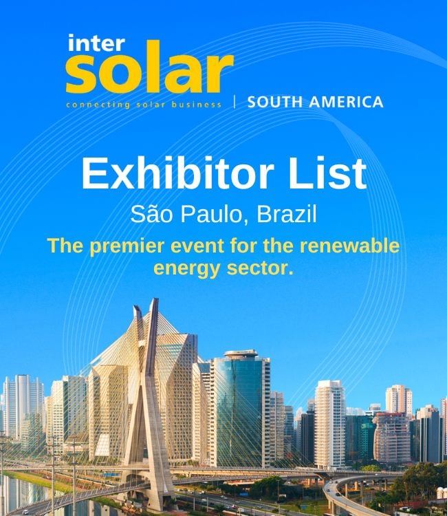 Intersolar South America Exhibitor List