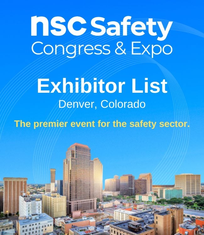 NSC Safety Congress Exhibitor List