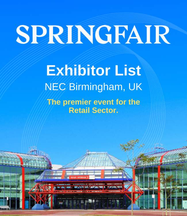 Spring Fair Exhibitor List
