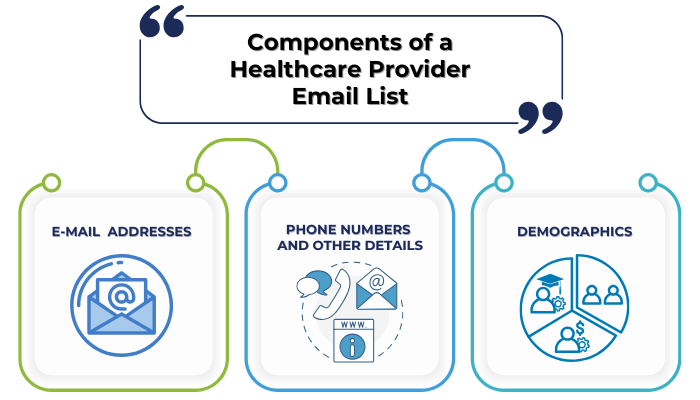 Components of a Healthcare Provider Email List