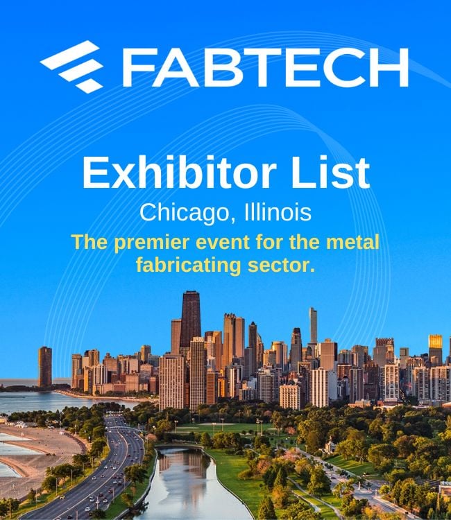 FABTECH Exhibitor List