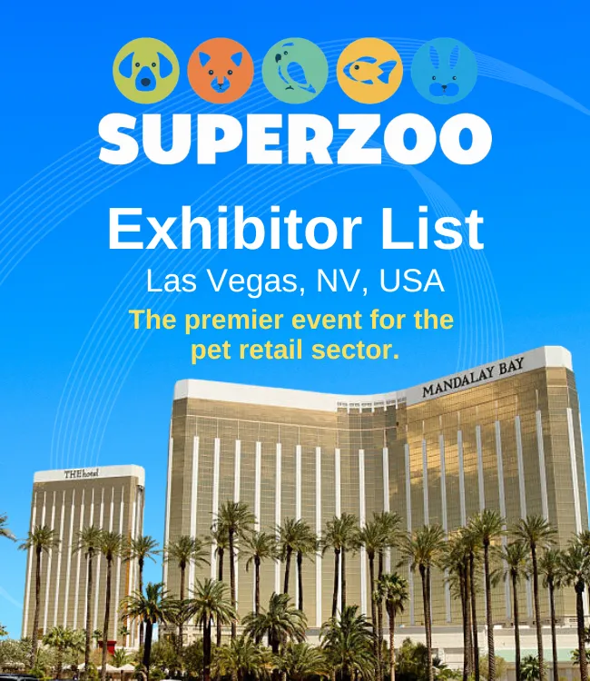 SuperZoo Exhibitor List<br />
