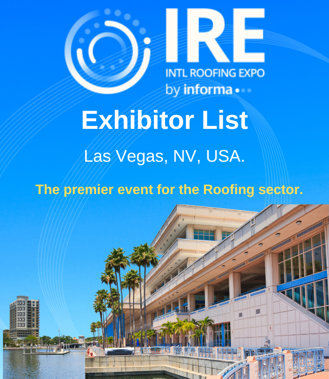 International Roofing Expo Exhibitor List