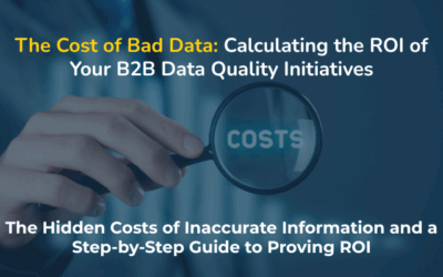 The Cost of Bad Data: Calculating the ROI of Your B2B Data Quality Initiatives