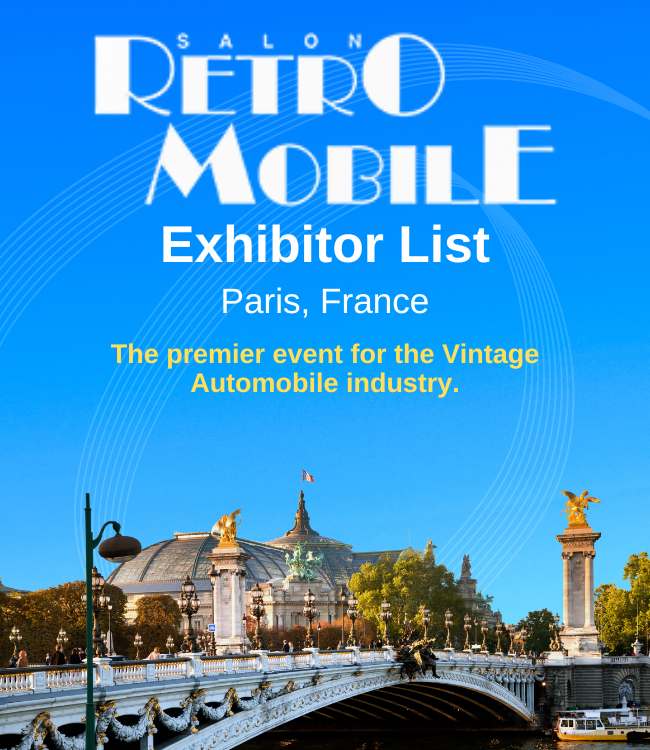 Retromobile Exhibitor List
