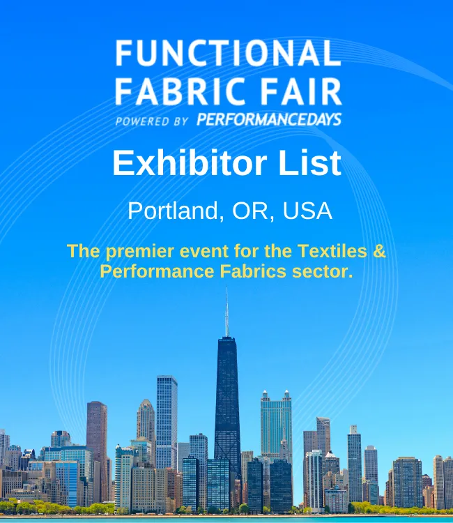 Functional Fabric Fair Exhibitor List