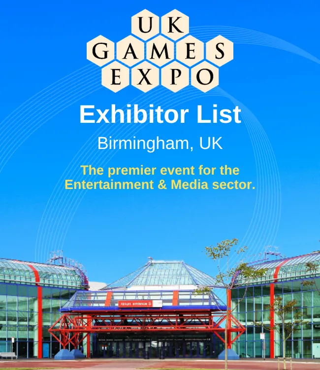 UK Games Expo Exhibitor List