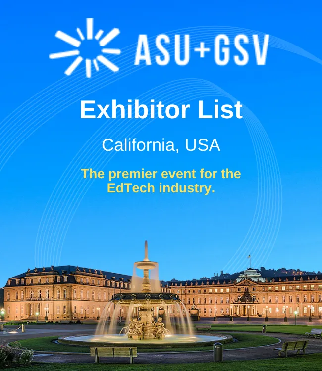 ASU+GSV Summit Exhibitor List