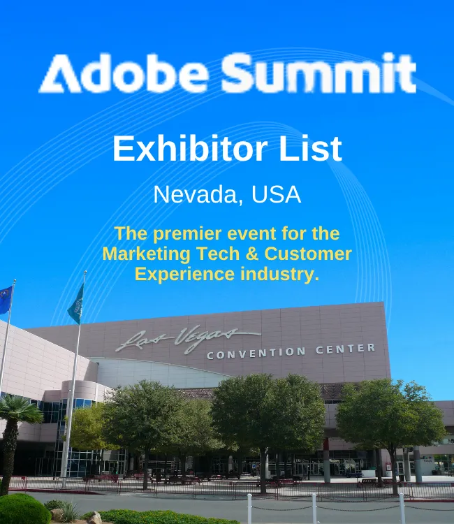 Adobe Summit Exhibitor List