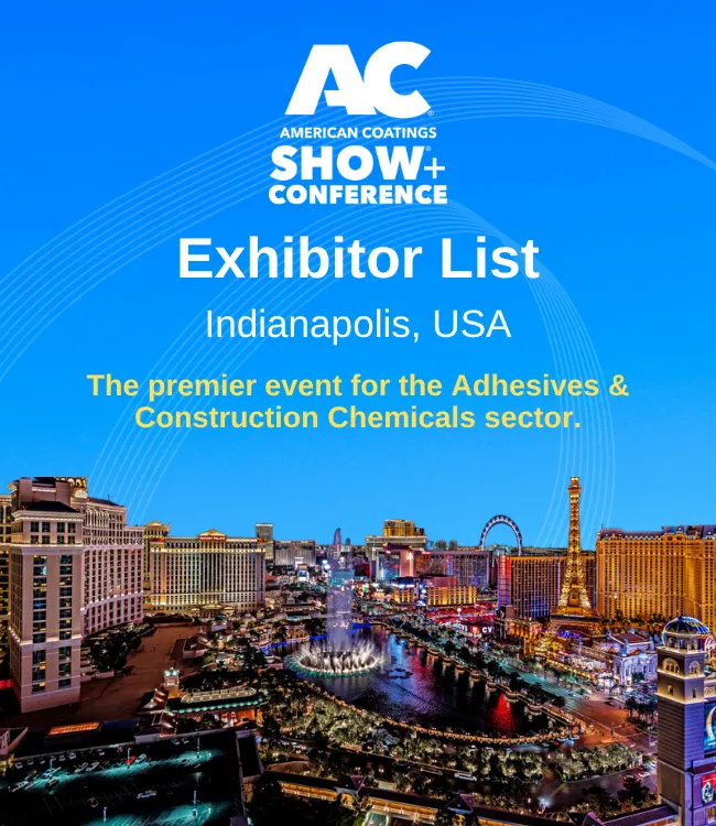 American Coatings Show Exhibitor List