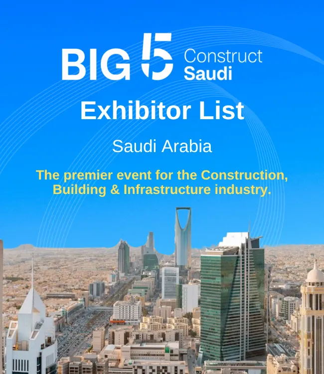 Big 5 Construct Saudi Exhibitor List