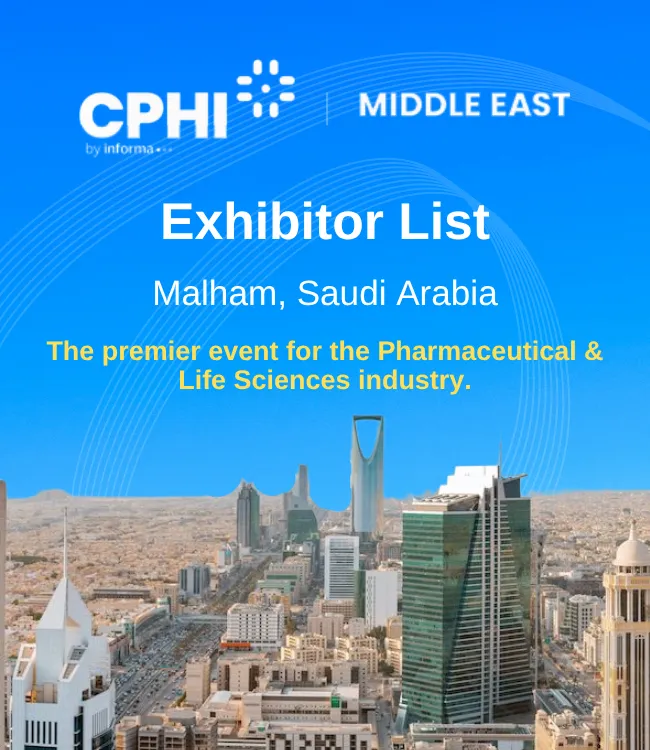 CPHI Middle East Exhibitor List