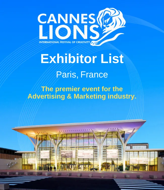 Cannes Lions Exhibitor List