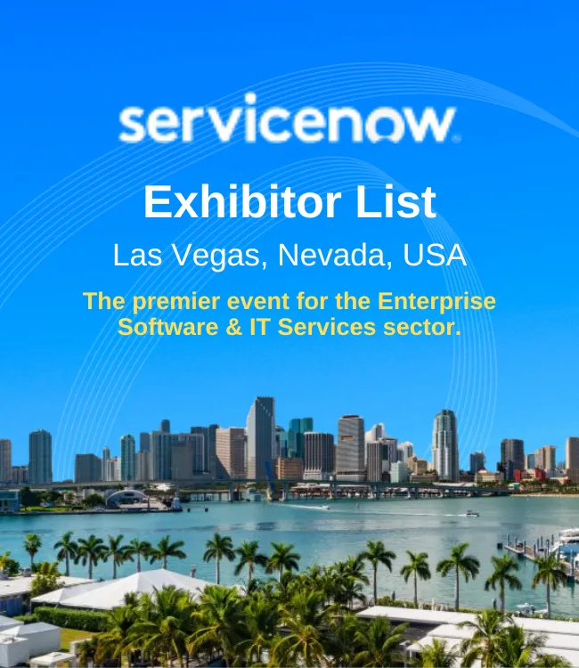 ServiceNow Knowledge Exhibitor List