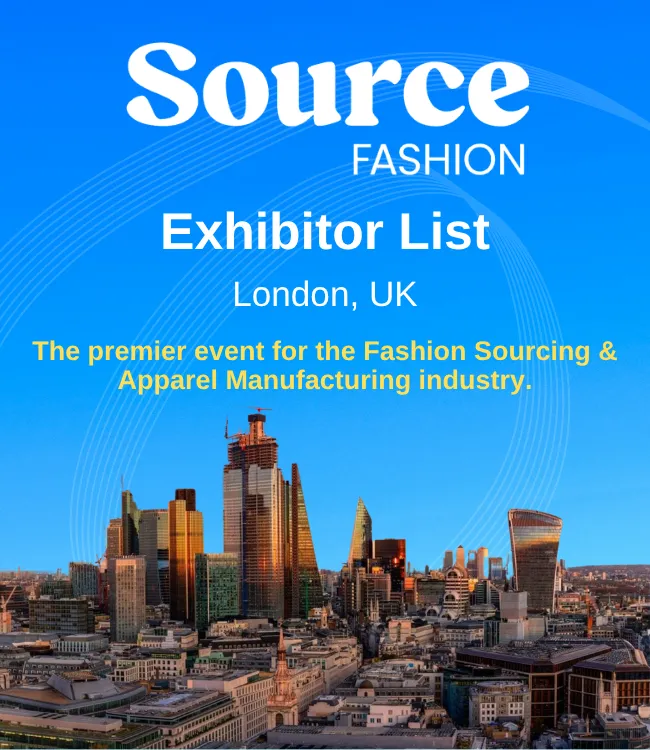 Source Fashion Exhibitor List