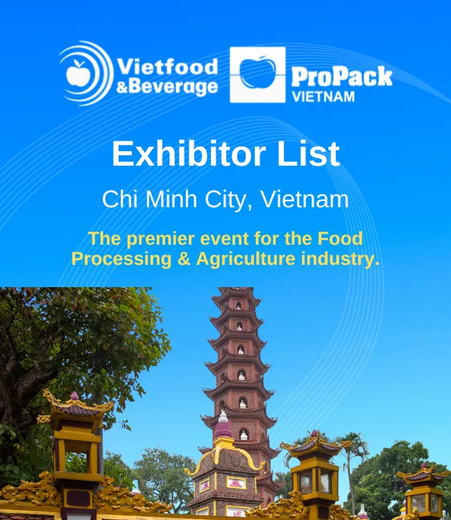 VIETFOOD & BEVERAGE – PROPACK Exhibitor List