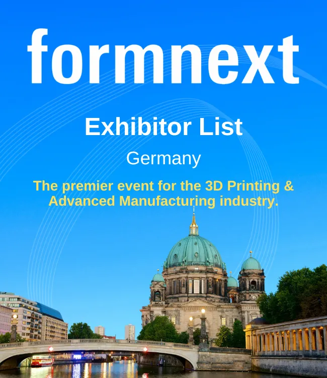 Formnext Exhibitor List
