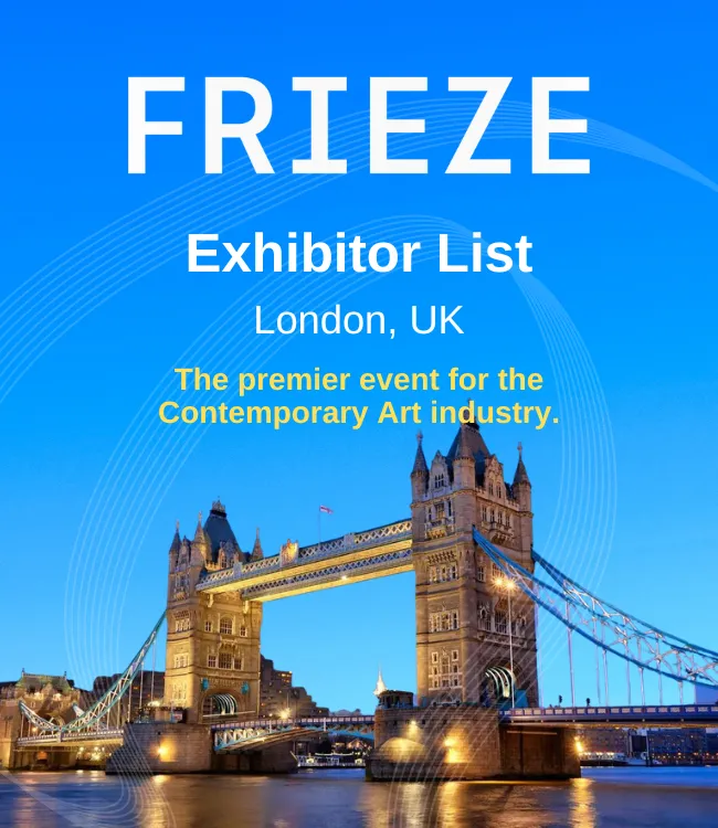 Frieze London Exhibitor List