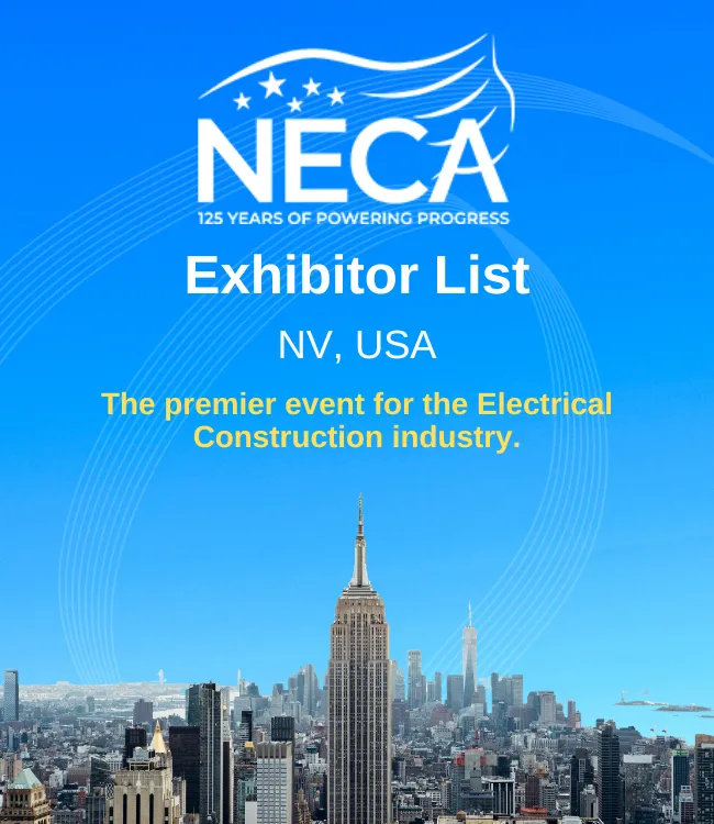 NECA Exhibitor List