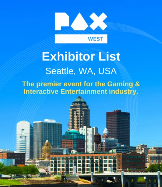 PAX West Exhibitor List