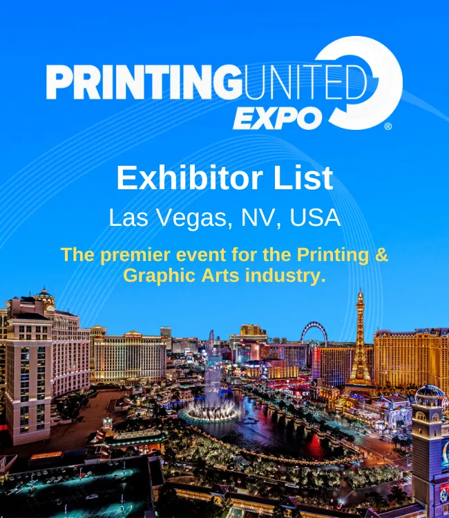 PRINTING United Exhibitor List
