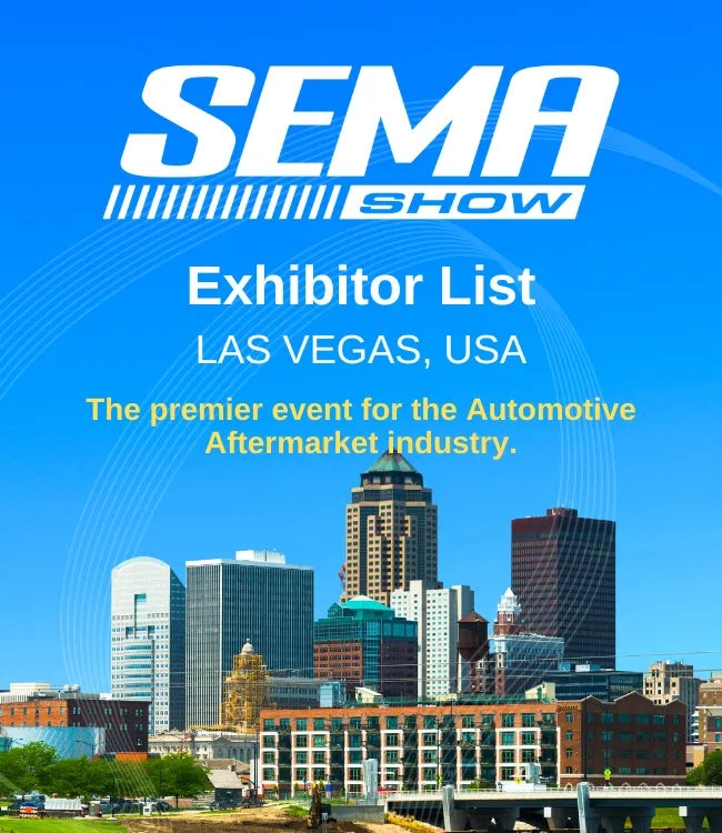 SEMA Show Exhibitor List