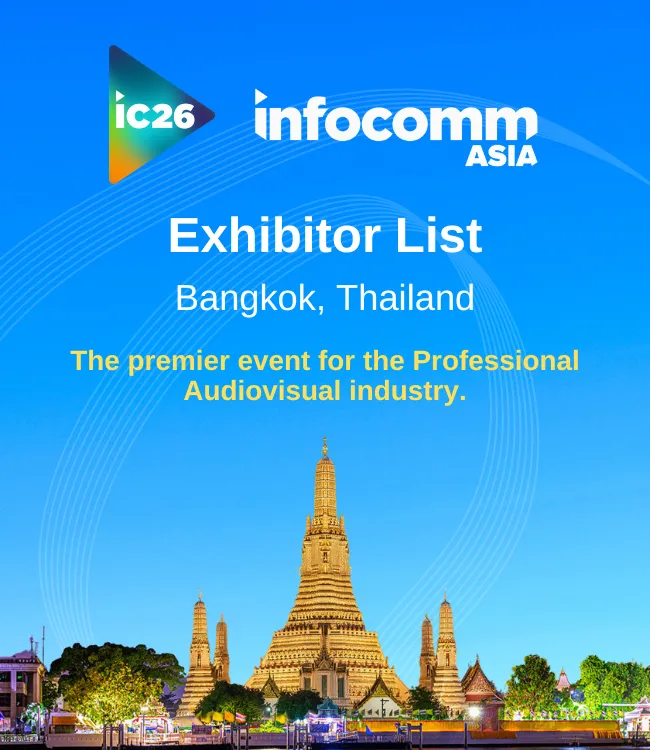 InfoComm Asia Exhibitor List