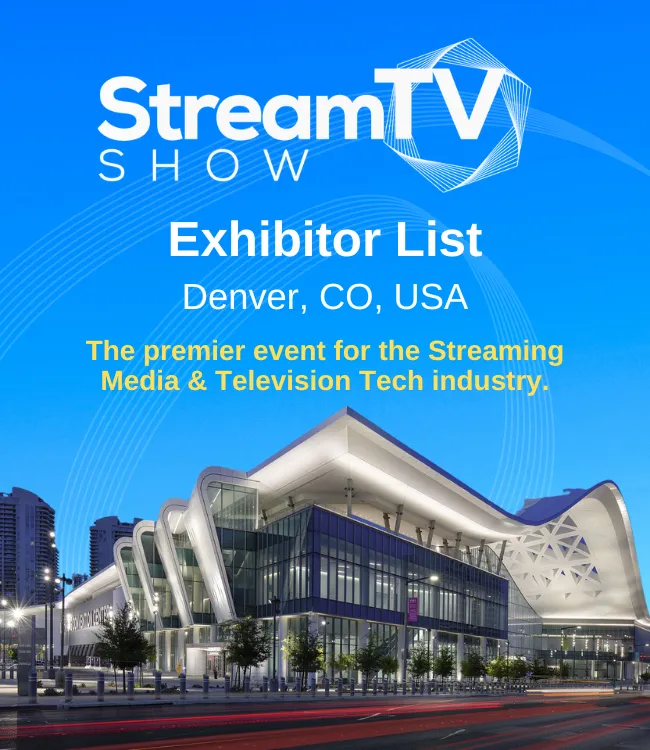 StreamTV Exhibitor List