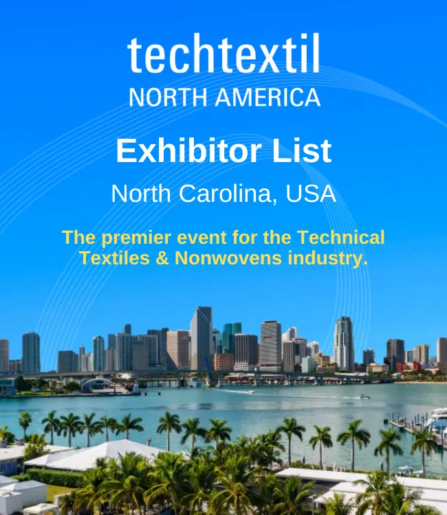 Techtextil North America Exhibitor List