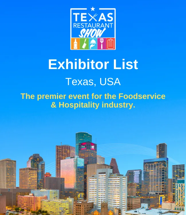 Texas Restaurant Show Exhibitor List