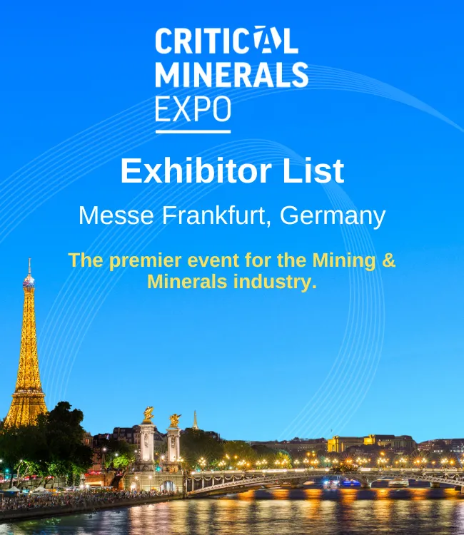 Critical Minerals & Materials Exhibitor List
